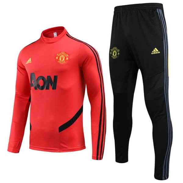 Chandal Manchester United 2020 2021 Rojo Negro Amarillo